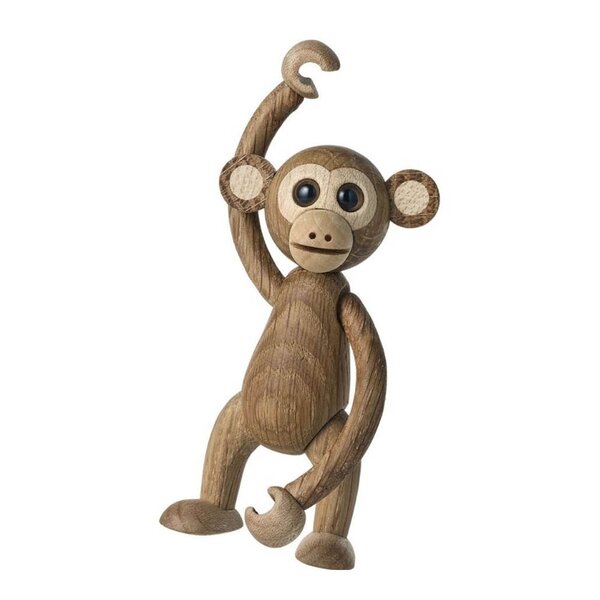 Swing Ape trefigur 8 cm eik