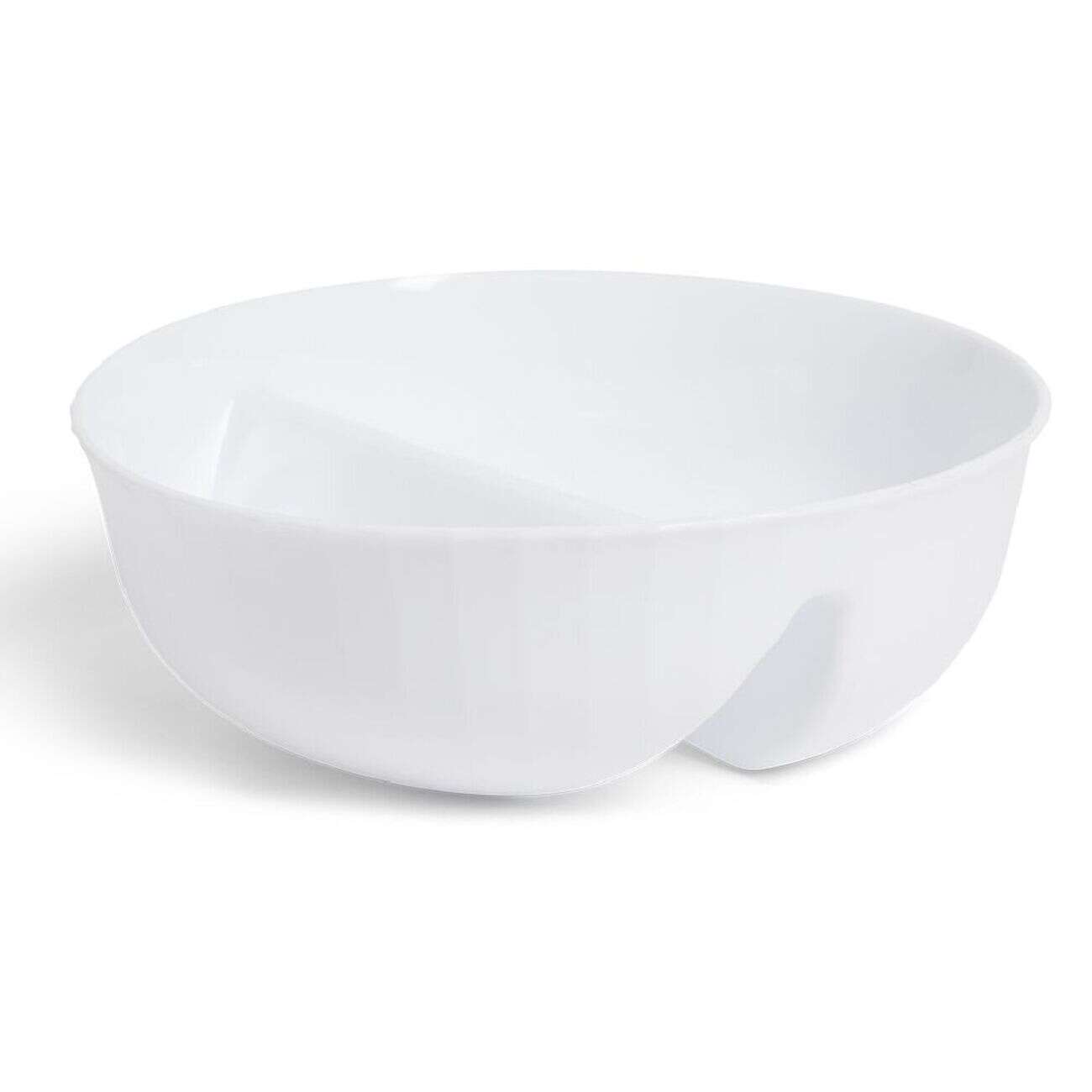 Bol plastique à 2 compartiments Ø18cm (2 modèles)