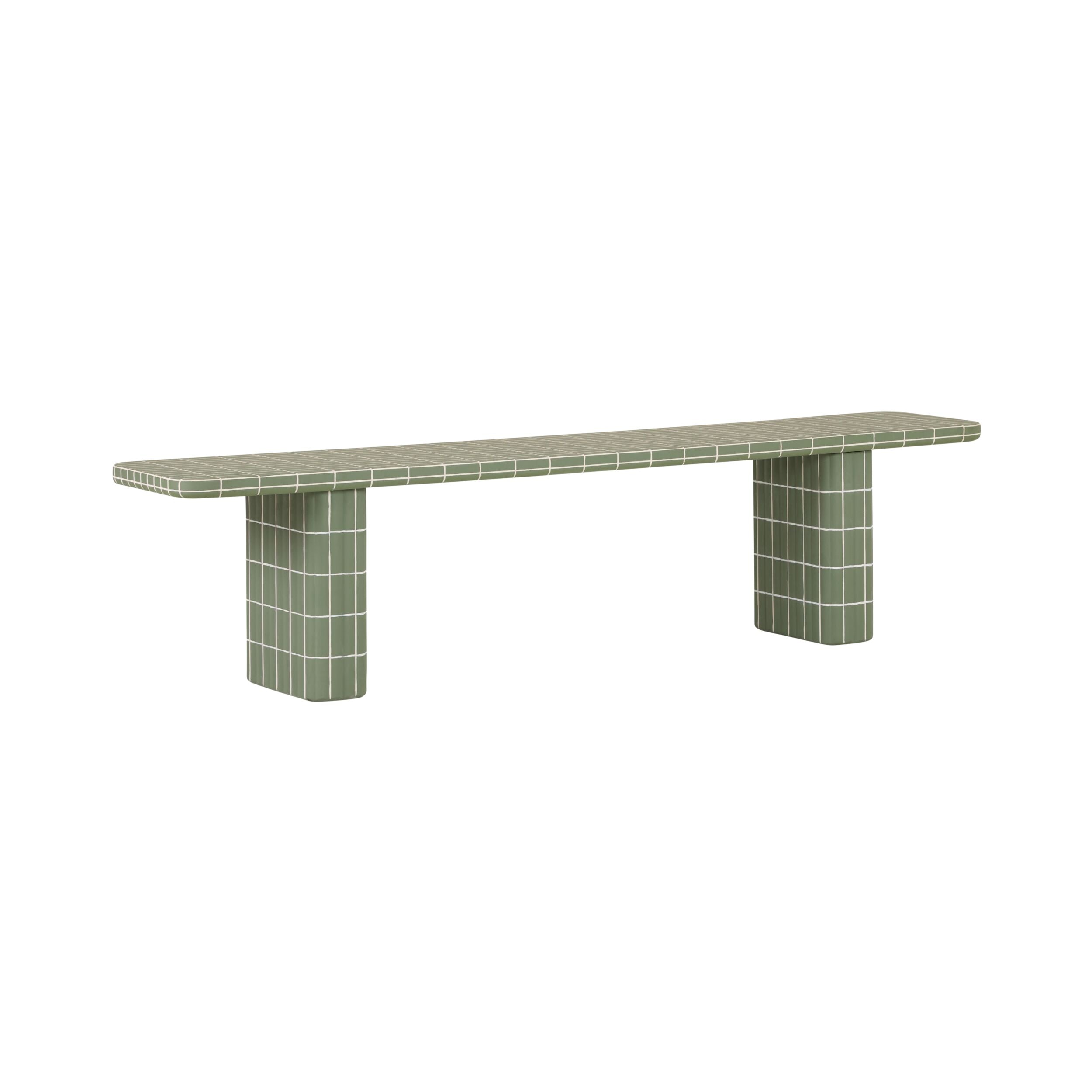 Edie Bench 200cm Laurel Green