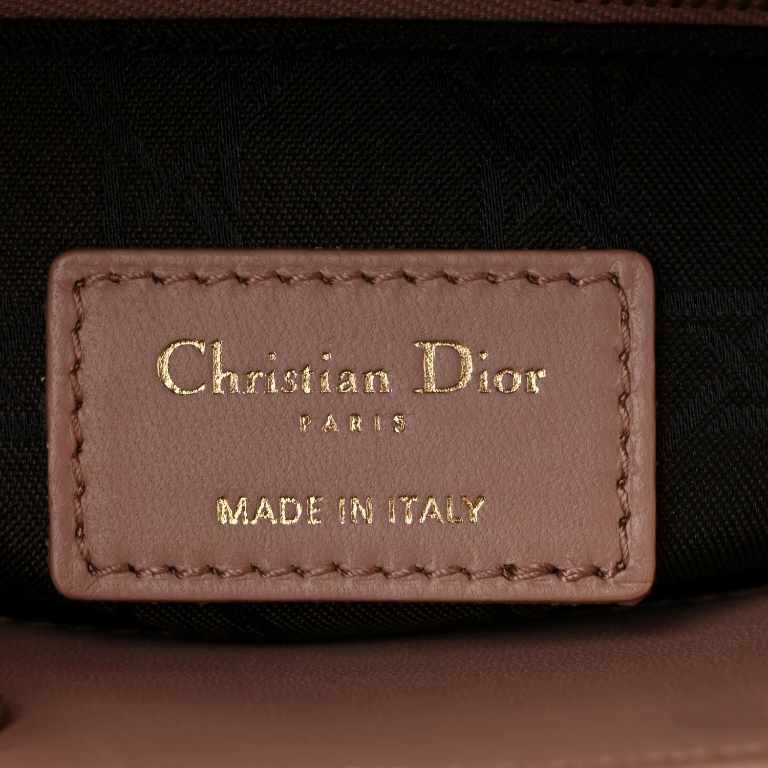 Lambskin Cannage Small Lucky Badges My Lady Dior Fard