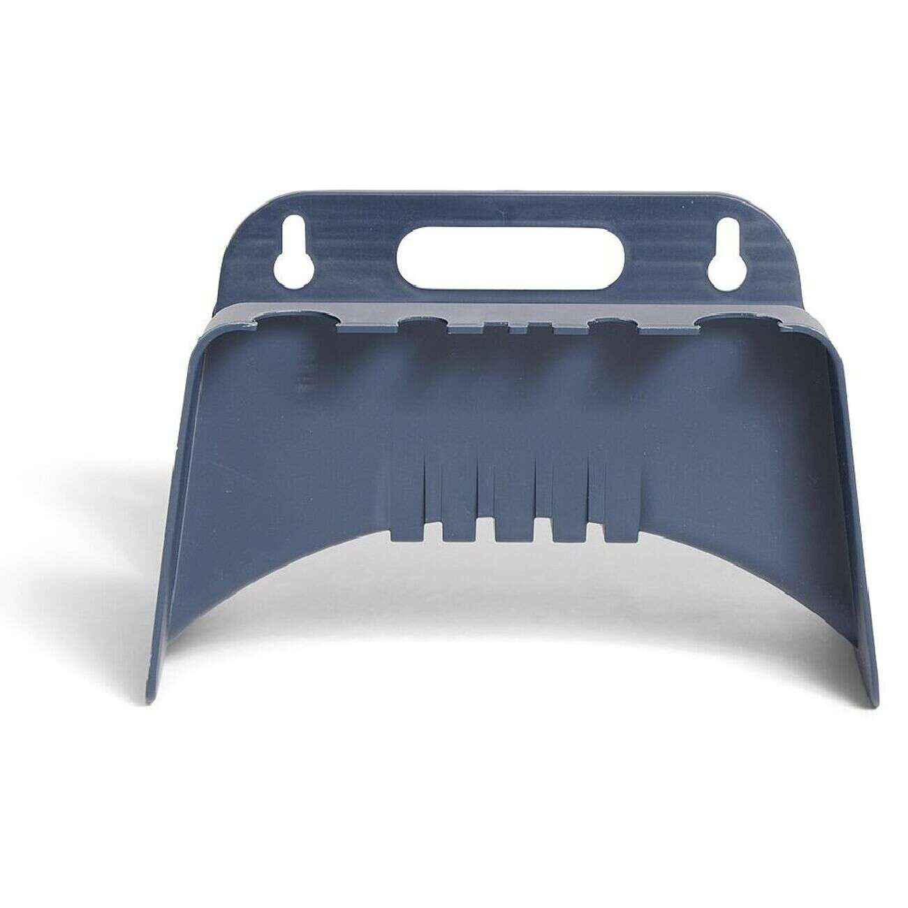 Porte tuyau en plastique bleu