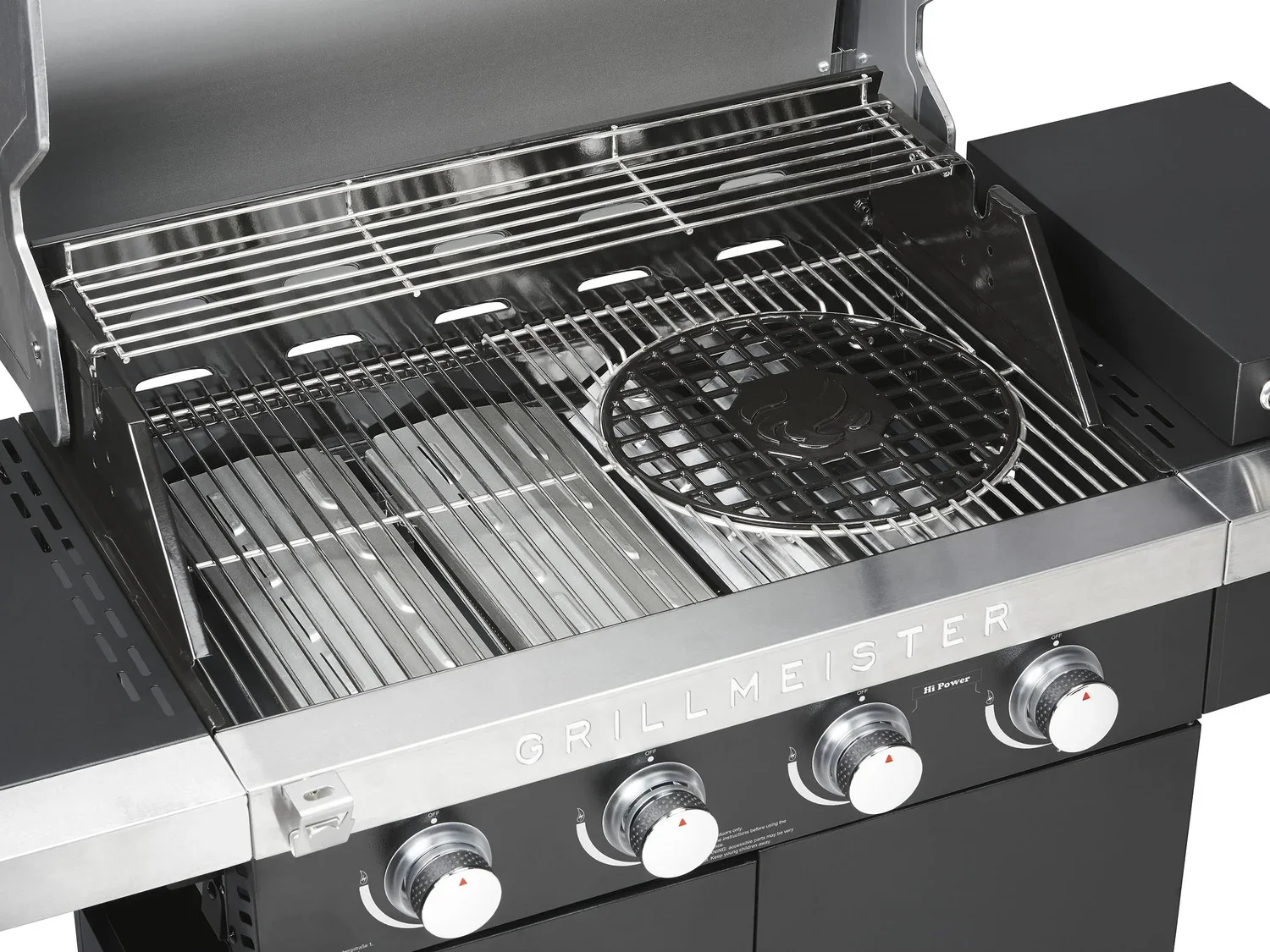 GRILLMEISTER Barbecue  gaz, avec 4 zones de cuisson