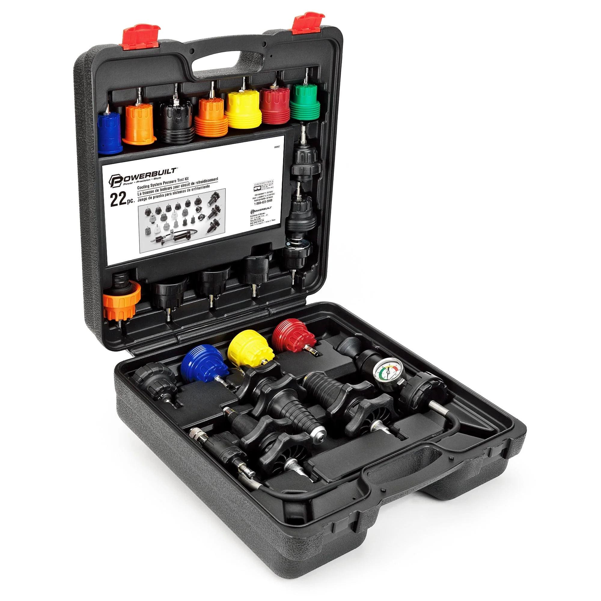 22 Piece Cooling System Pressure Test Set 940427