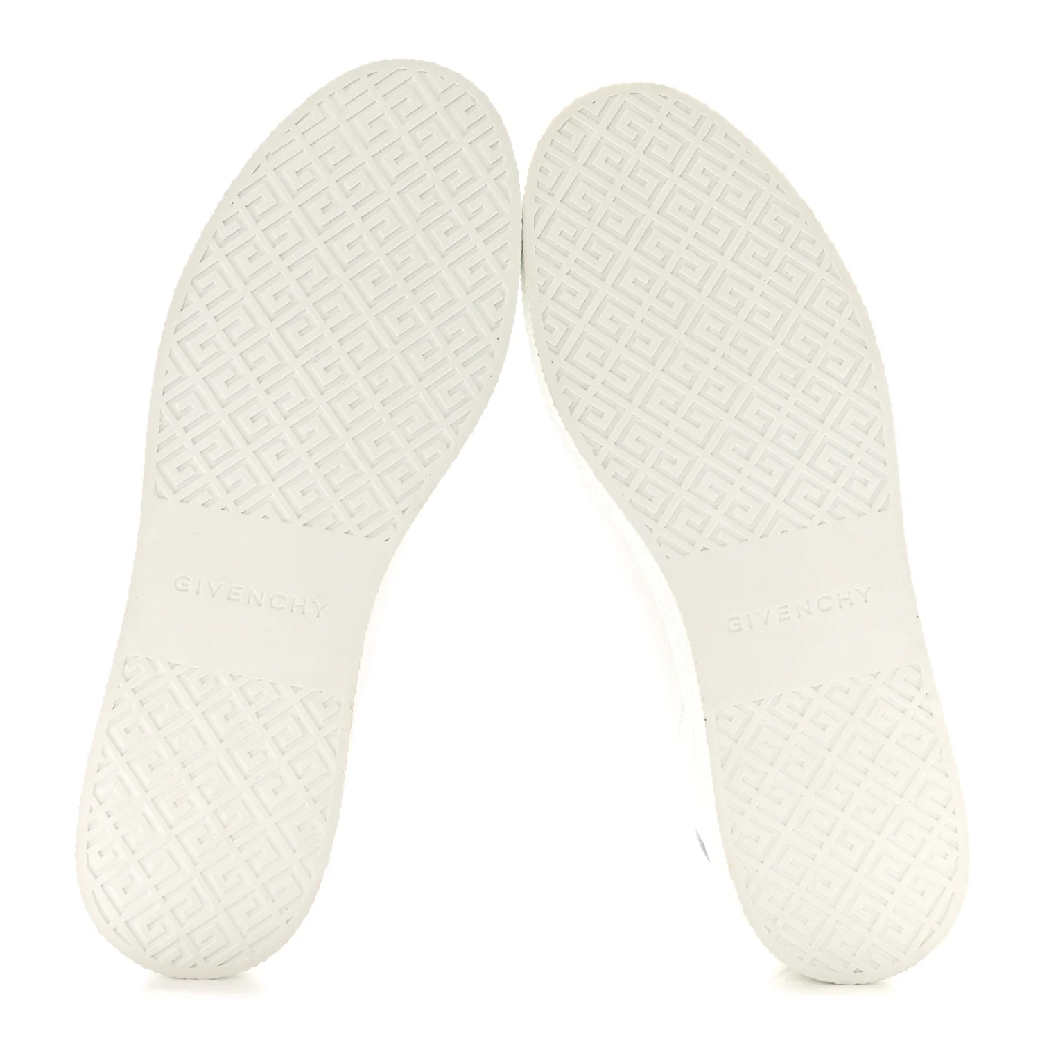 Calfskin Logo Debossed Town Sneakers 43 White