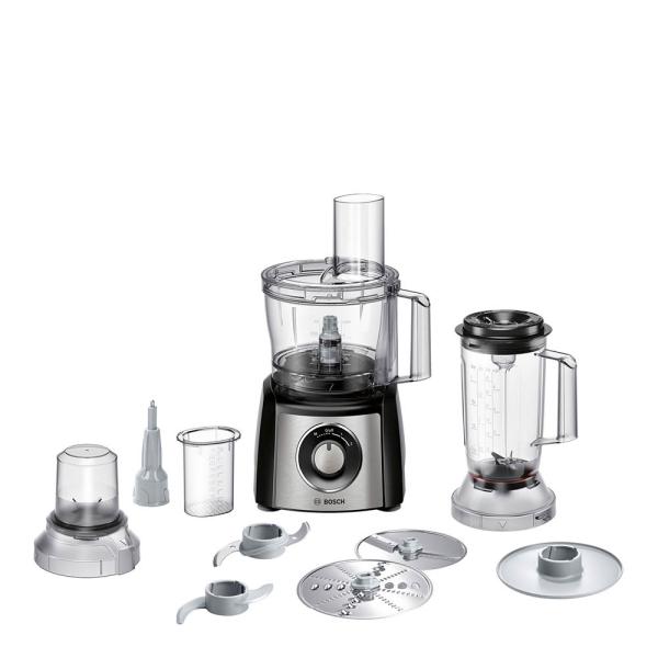 MultiTalent 3 foodprocessor 2,3 L svart Børstet rustfritt stål