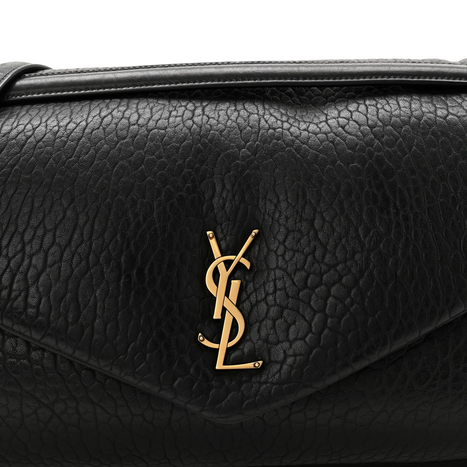 Grained Lambskin Large Calypso Black