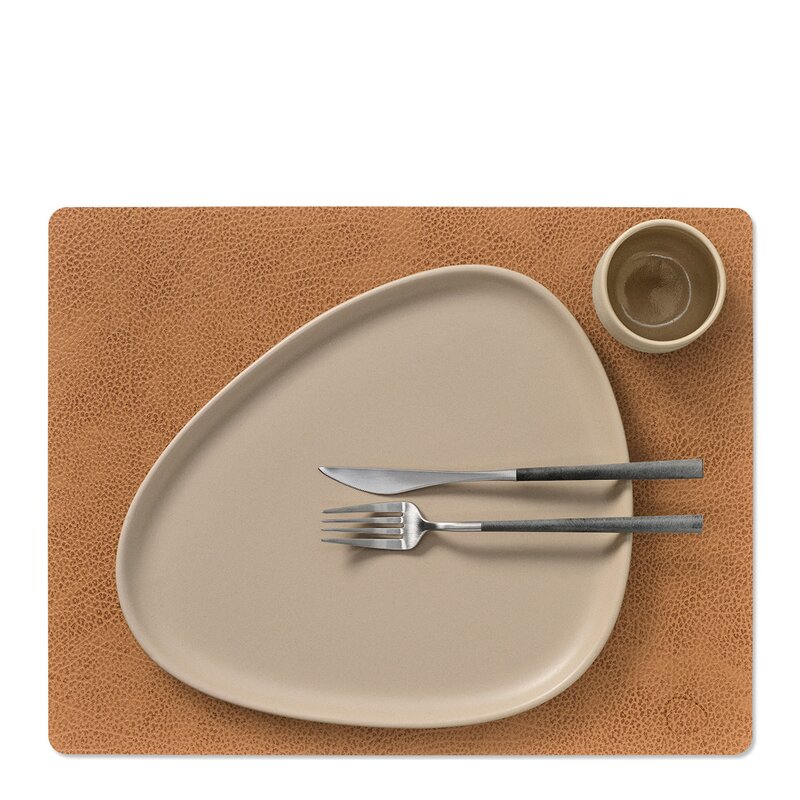 Square Hippo spisebrikke  L 35x45 cm natur