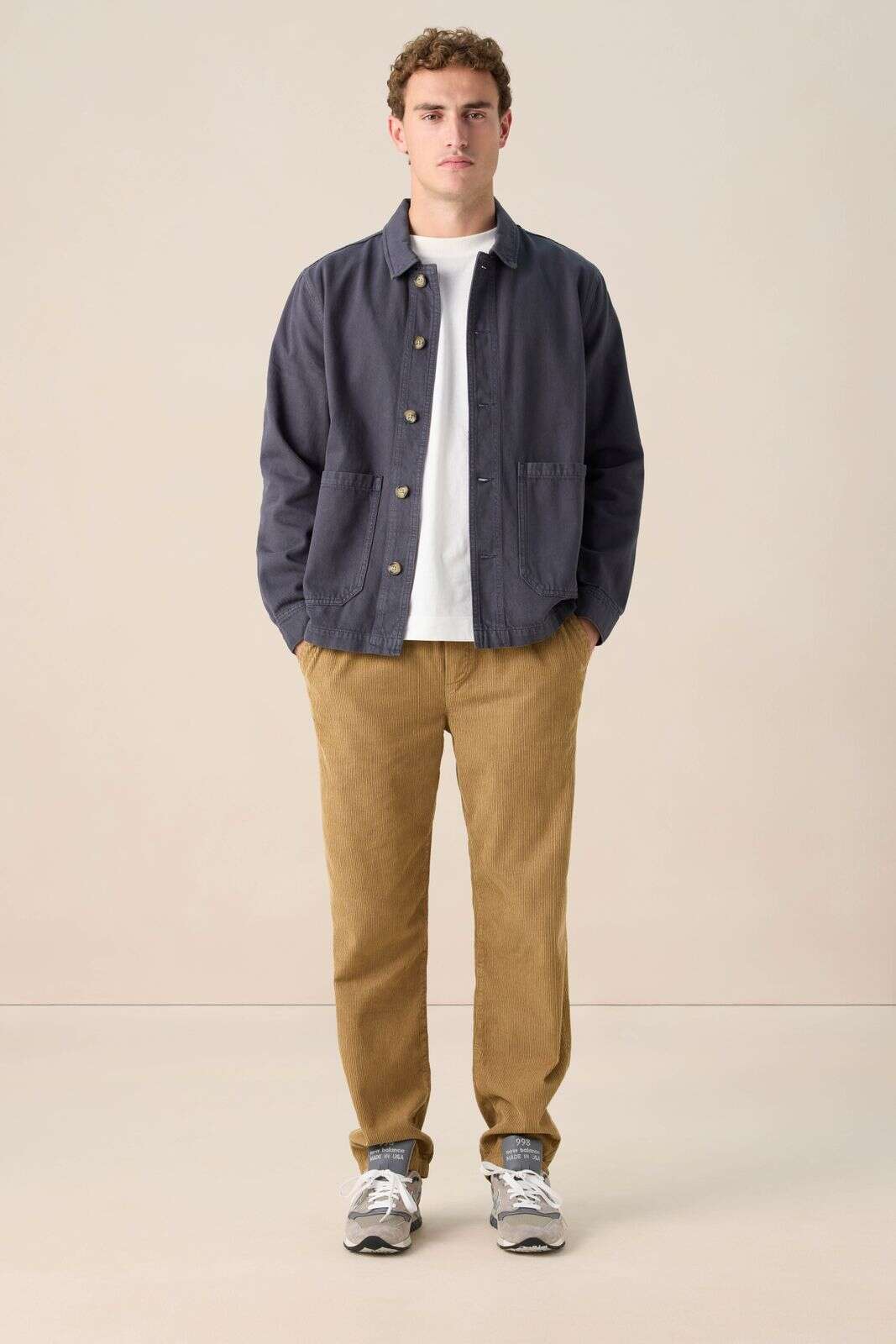 Donkerblauw workwear jack