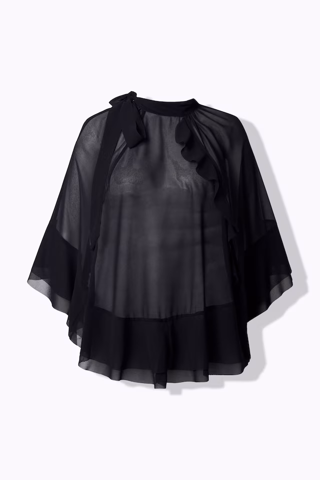 Chiffon Cape Blouse