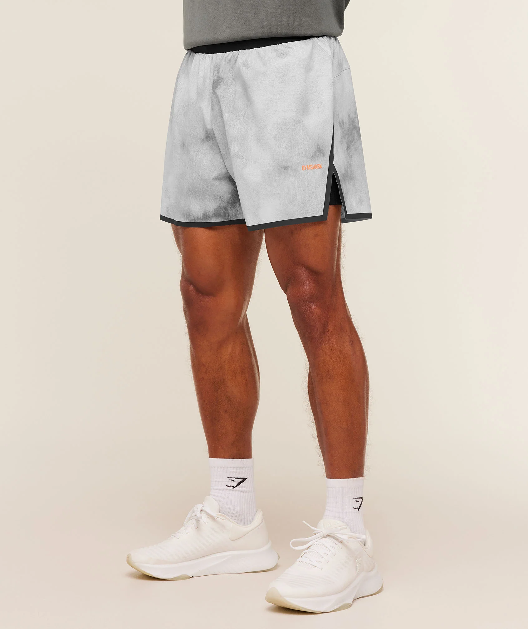 HYBRID 5" PERFORMANCE SHORTS - Smokey Grey