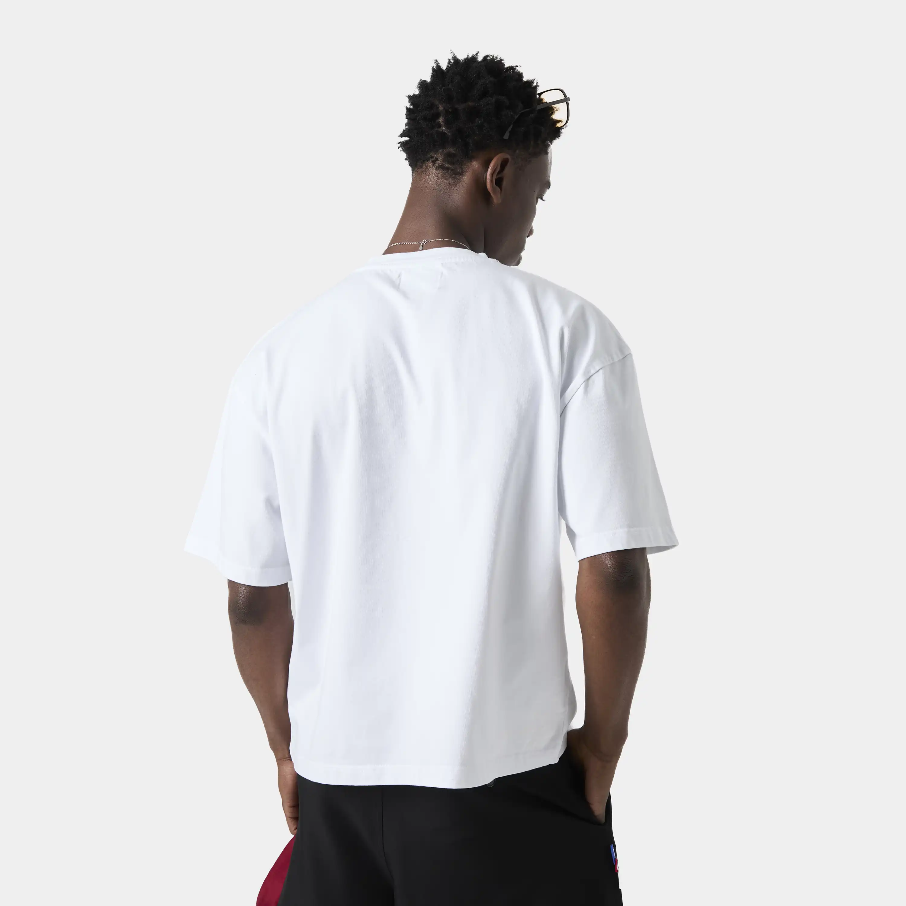Stickers White Oversized Tee