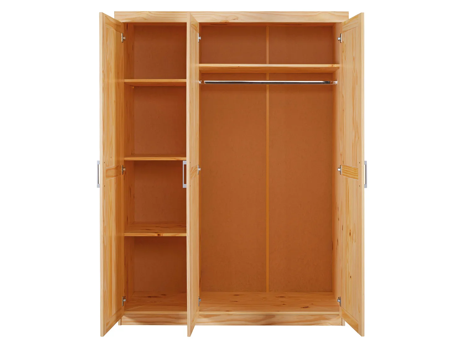 Inter Link Armoire  vtements en pin massif, veines naturelles