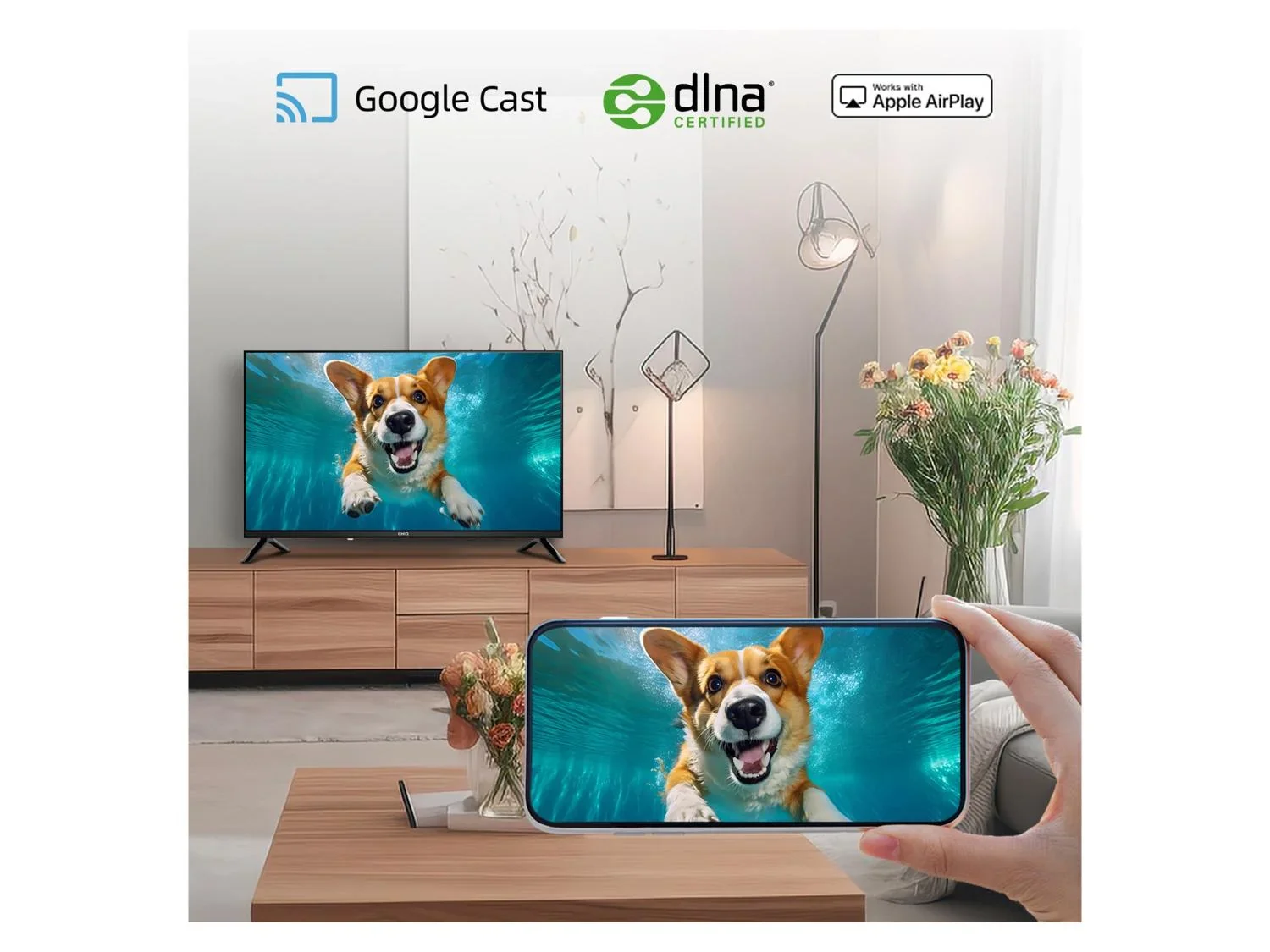 Chiq Smart TV FHD L32FM10V, 32 pouces (80 cm)