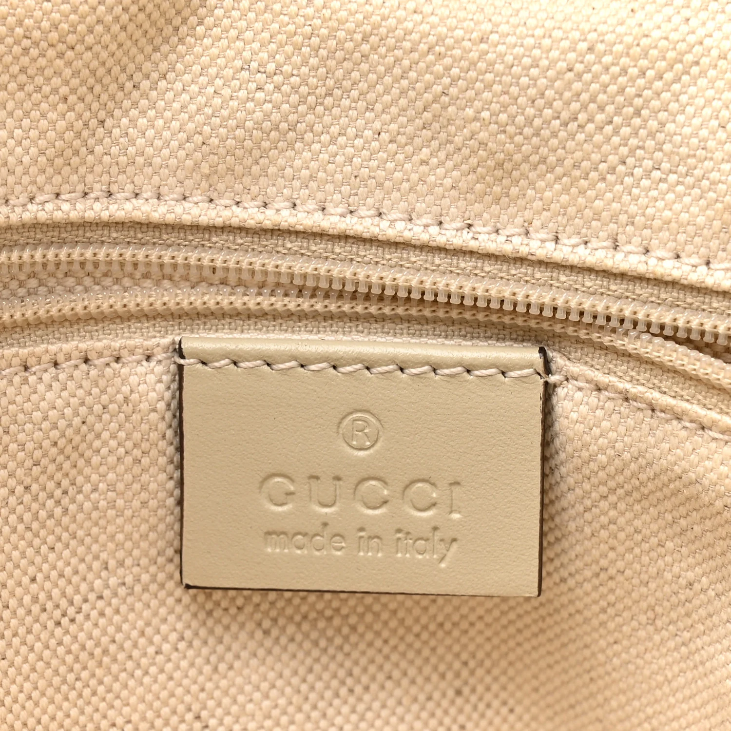 Monogram Margaux Calfskin Medium Sukey Top Handle Bag Beige Ebony Mystic White