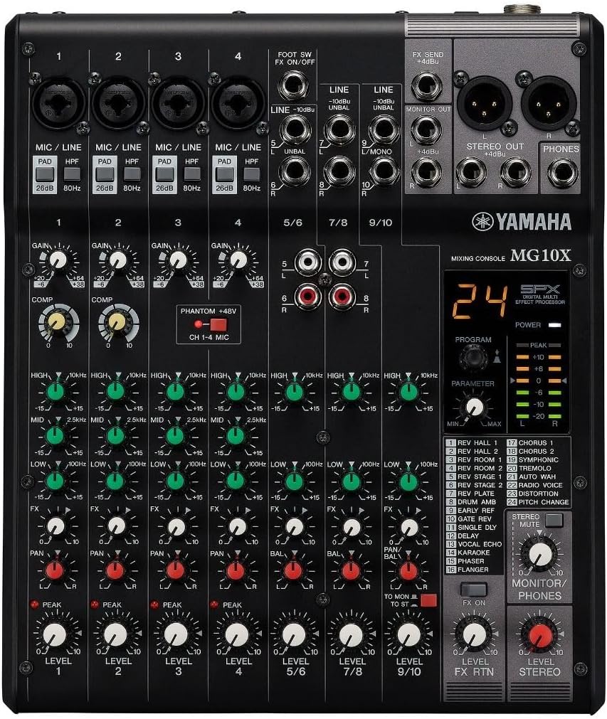 Yamaha MG06 6-Input Compact Stereo Mixer
