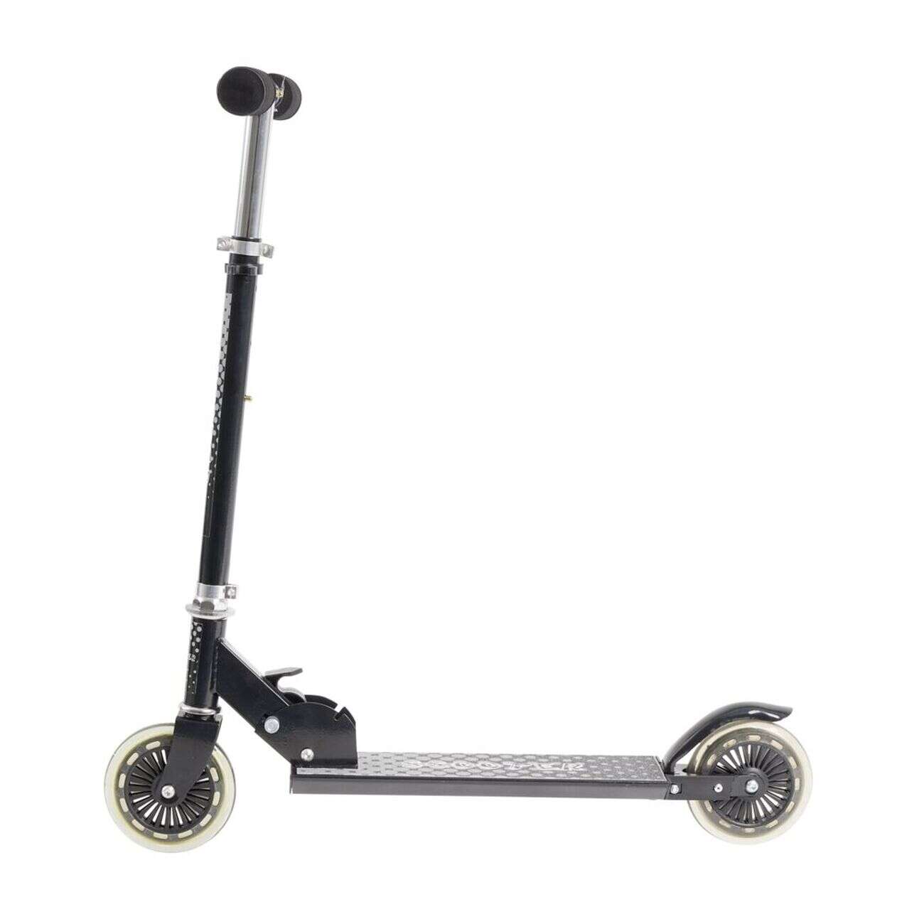 Trottinette enfant métal inscription Scooter pliable L34xH68-75,5cm