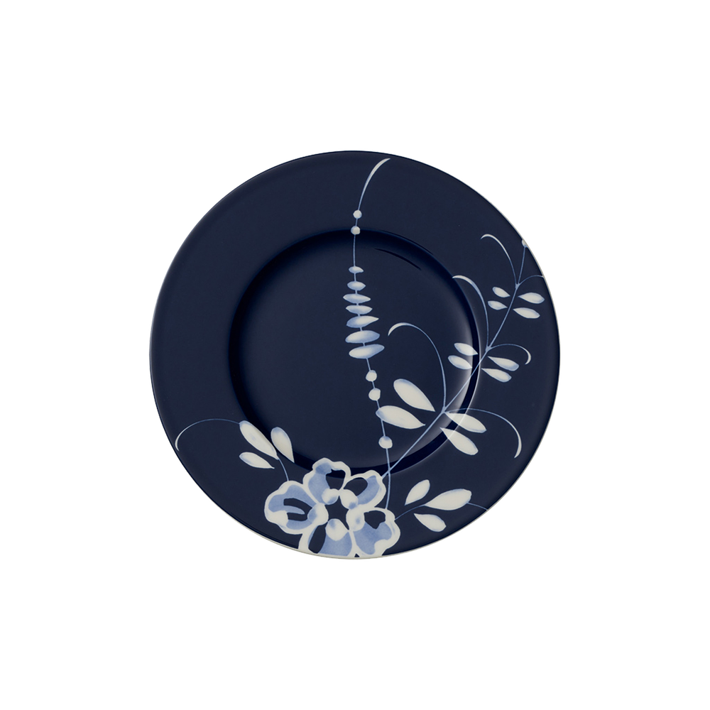 Vieux Luxembourg Salad/ Dessert Plate - Blue, 8.6'', Premium Porcelain