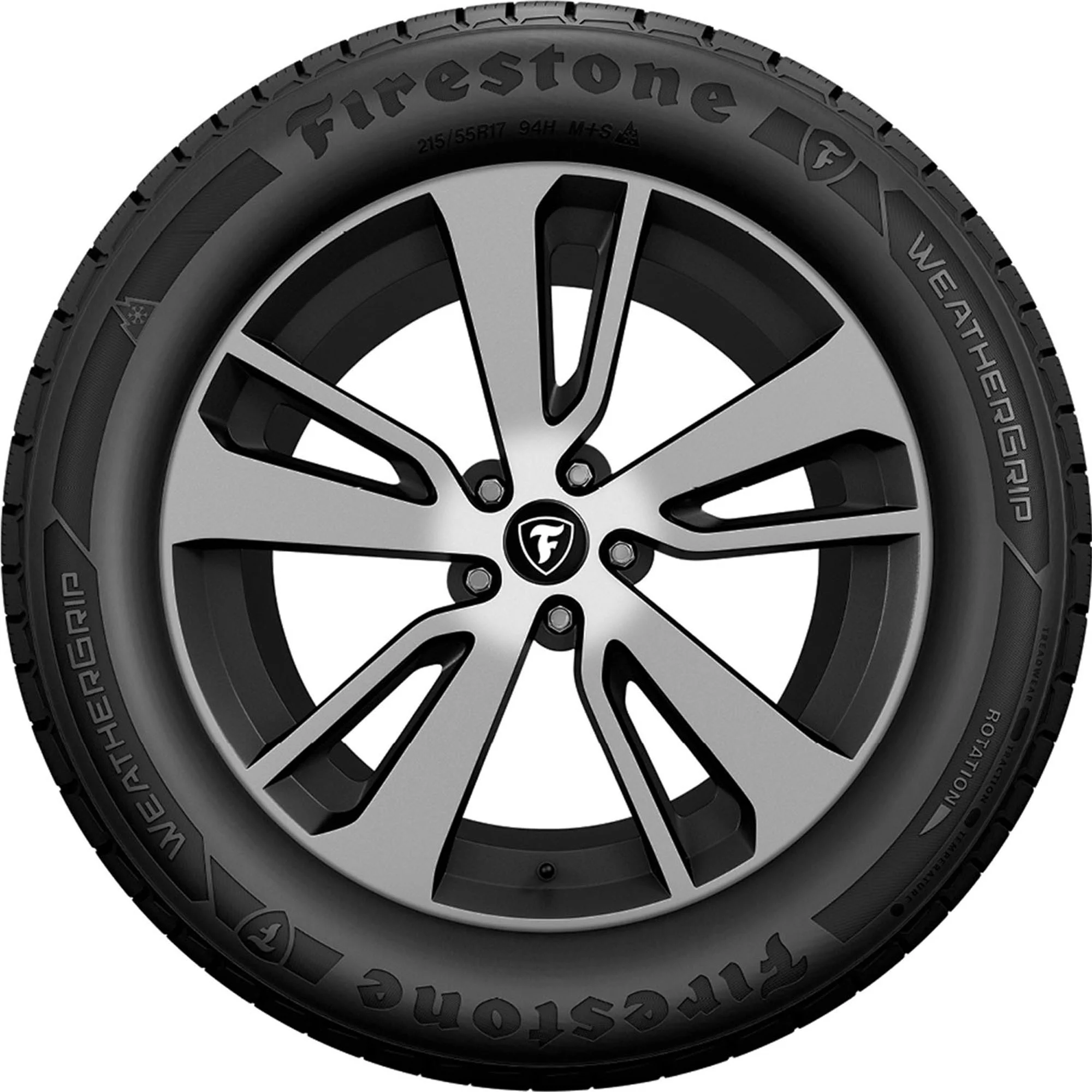 Firestone Weathergrip All-Weather 205/60R16 92V Passenger Tire