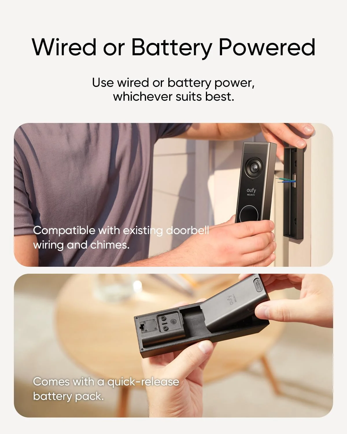 Security Video Doorbell E340, Dual Cameras with Delivery Guard, 2K Camera(Doorbell (Battery Powered)) - Image 9