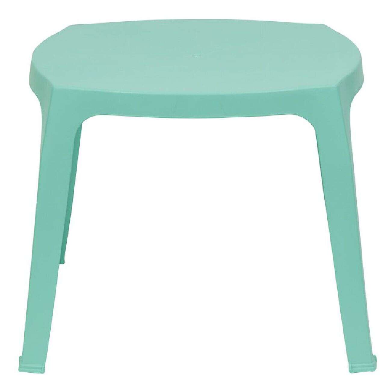 Table de jardin enfant bleu 56x51xH45cm