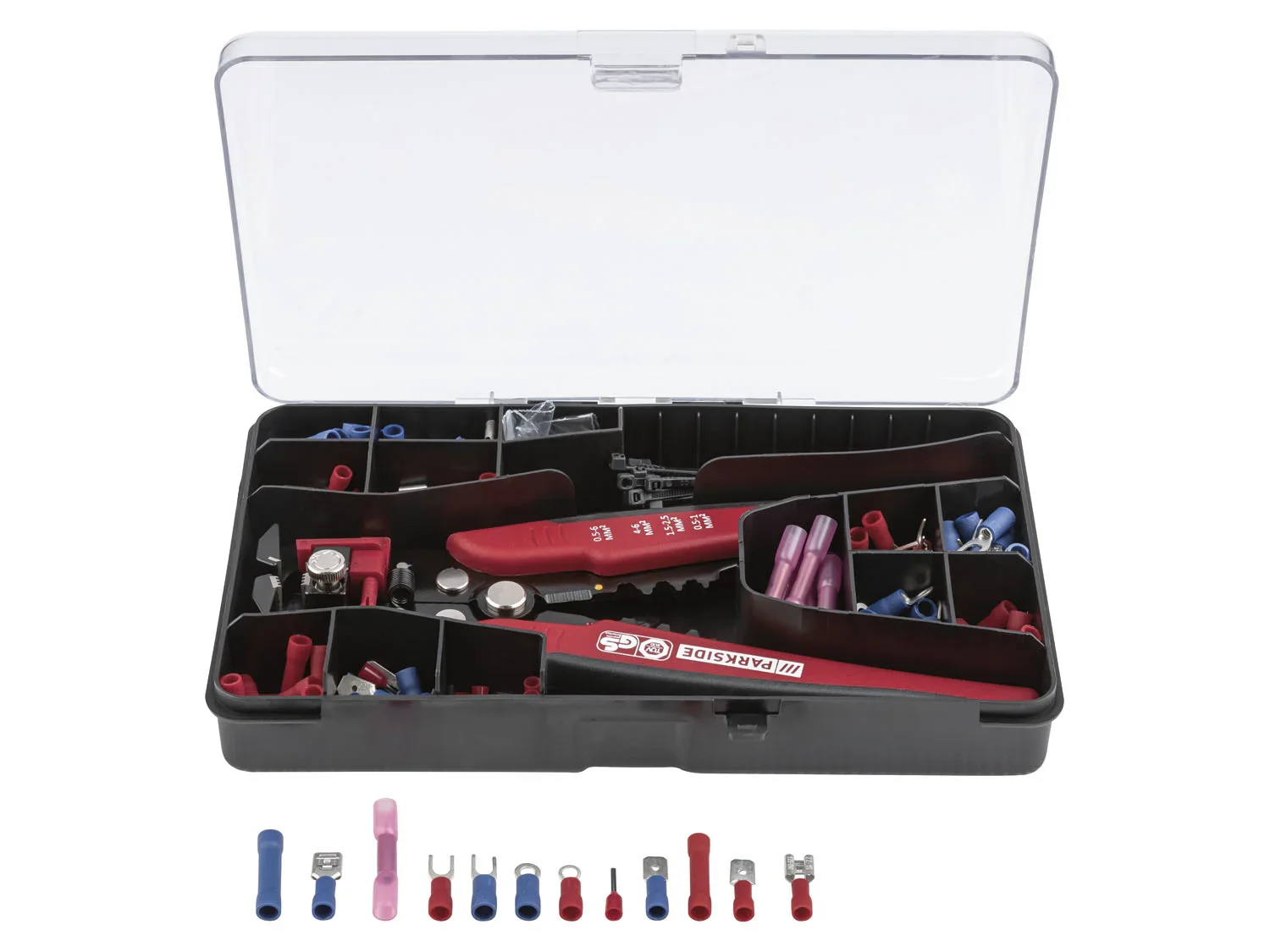 PARKSIDE Set de pinces  sertir PCZS 231 A2, 231 pices