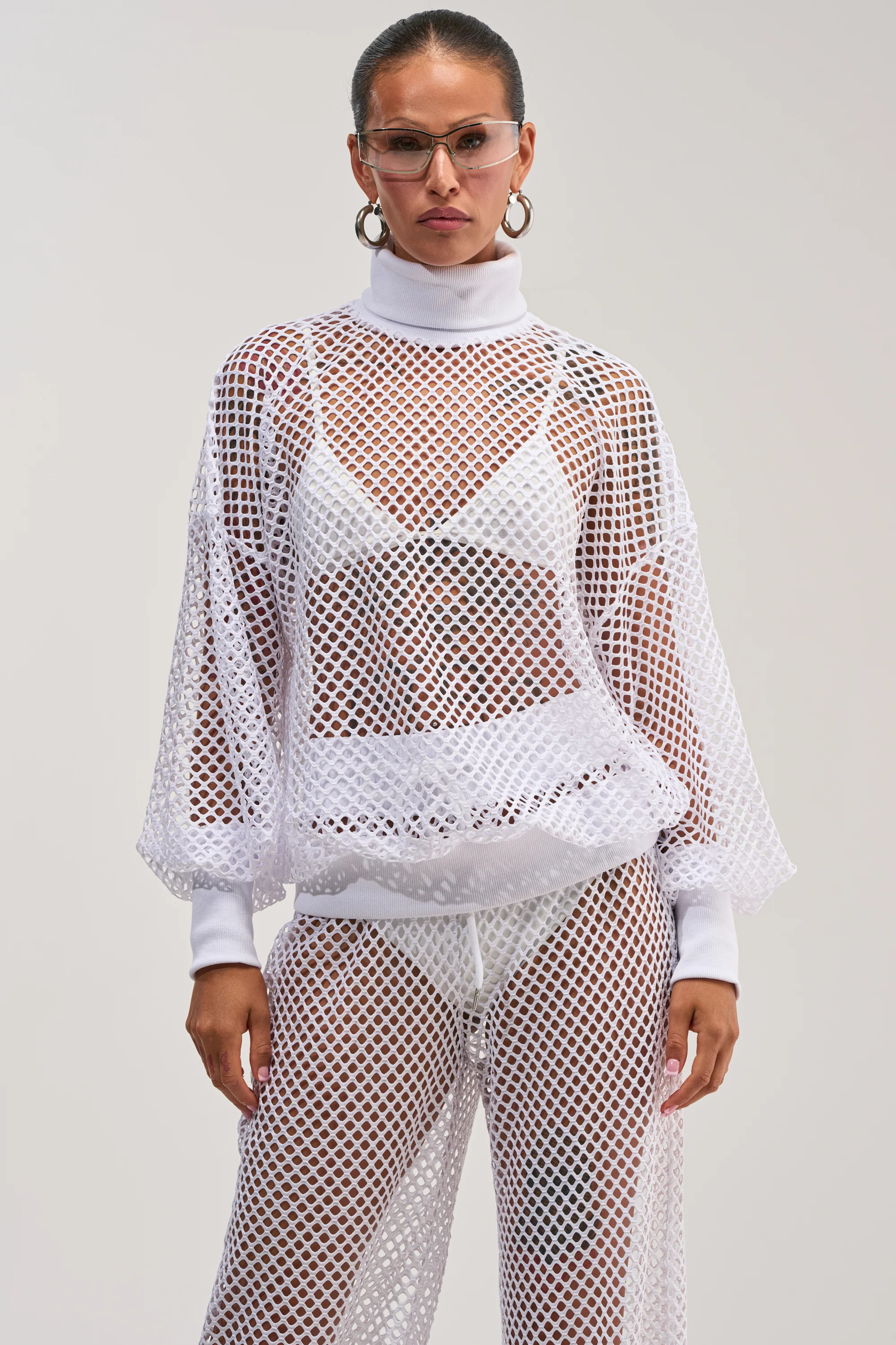 FEEL THE AIR NETTED LONG SLEEVE - Akira Store
