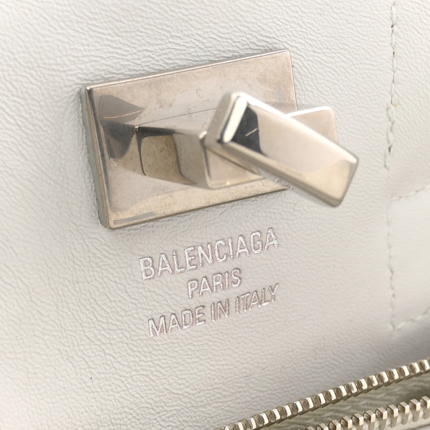 Smooth Calfskin Mini Bel Air Carry All Bag White