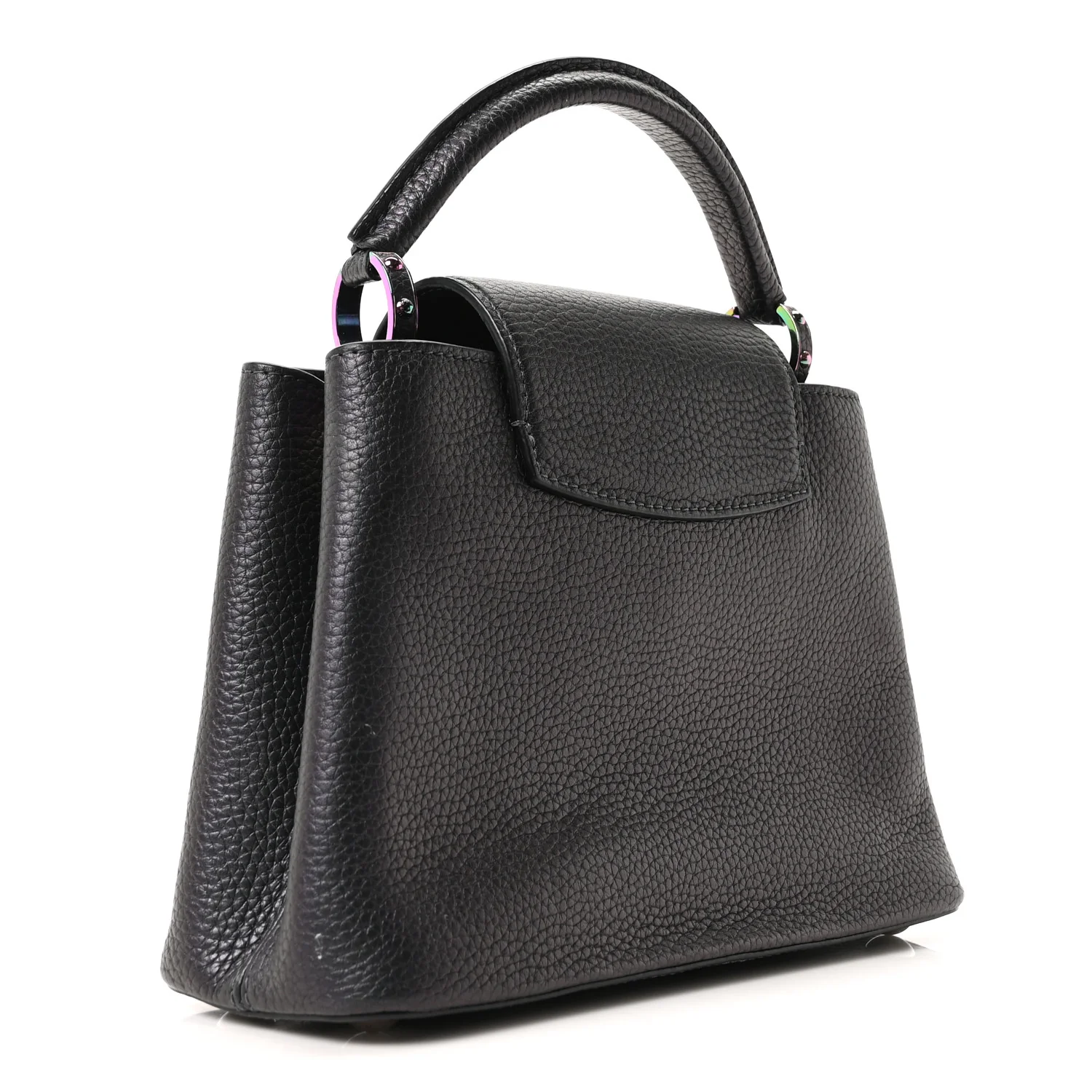 Taurillon Capucines BB Scarabeo Iridescent Black