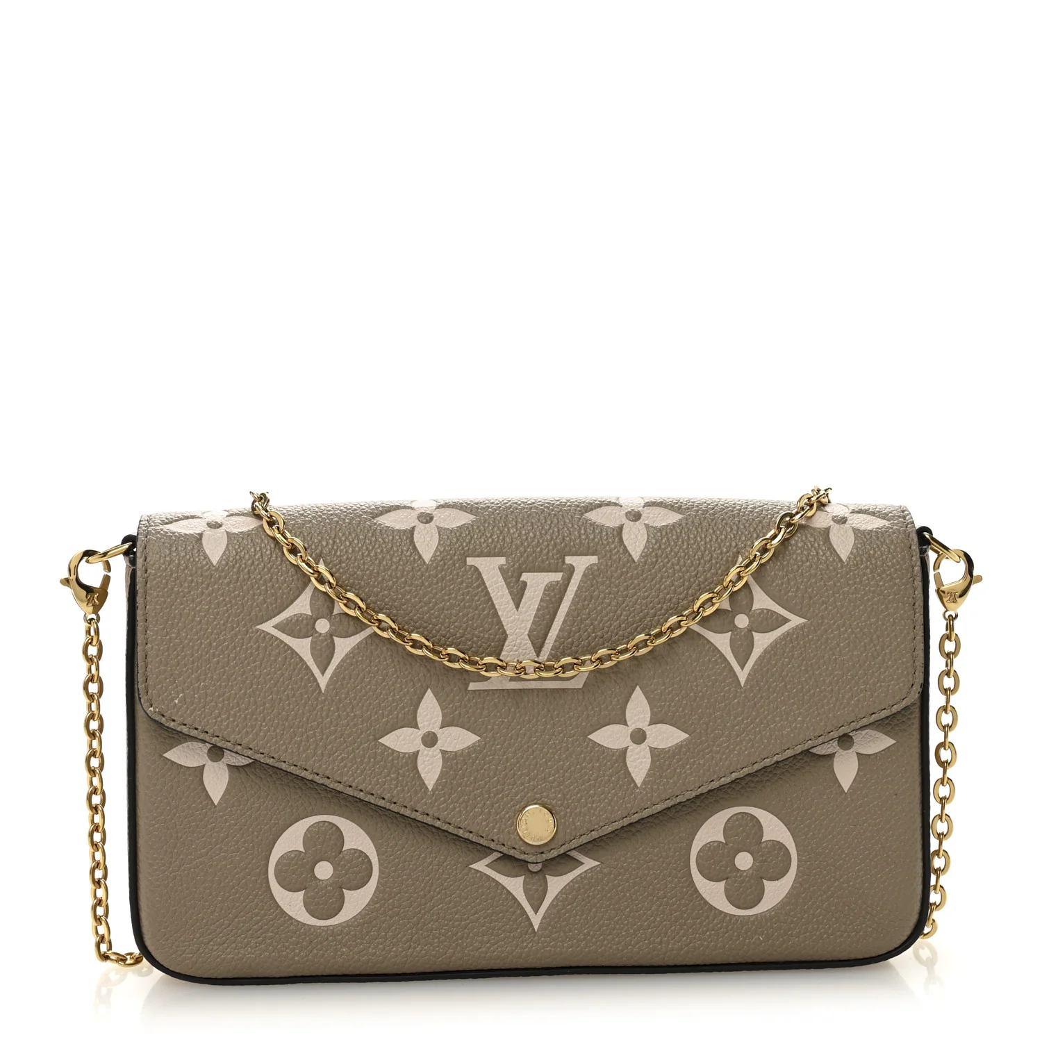 Empreinte Monogram Giant Felicie Pochette Tourterelle Creme