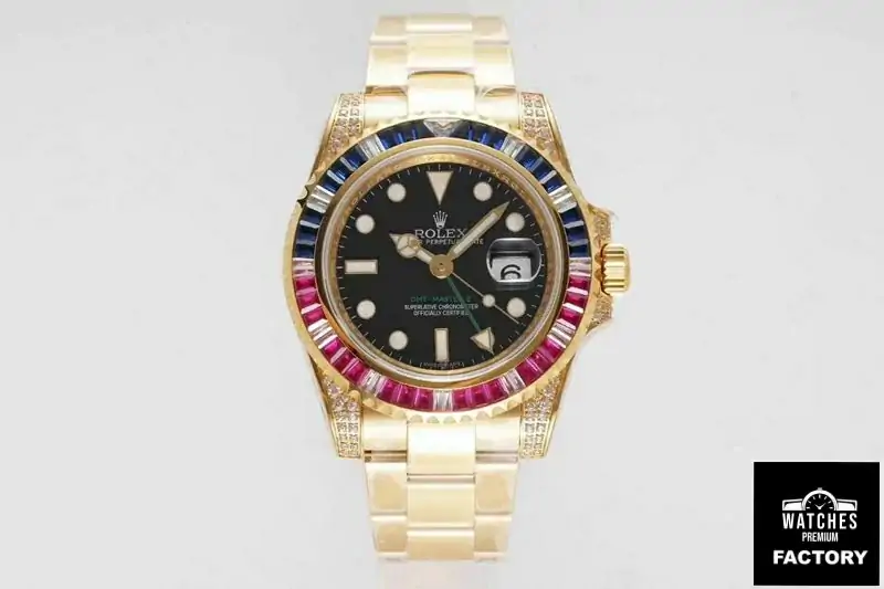 Rolex GMT Master II 116758 SAru-78208 ROF Factory Black Dial