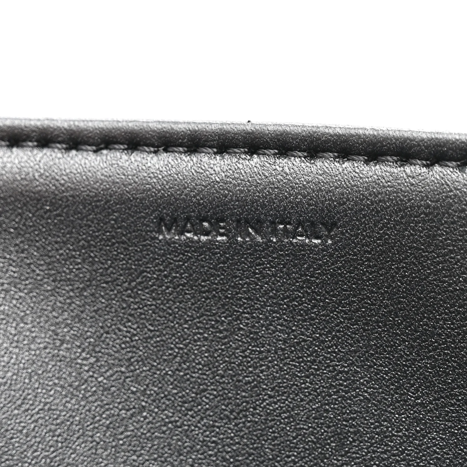 Shiny Calfskin Medium Triomphe Black