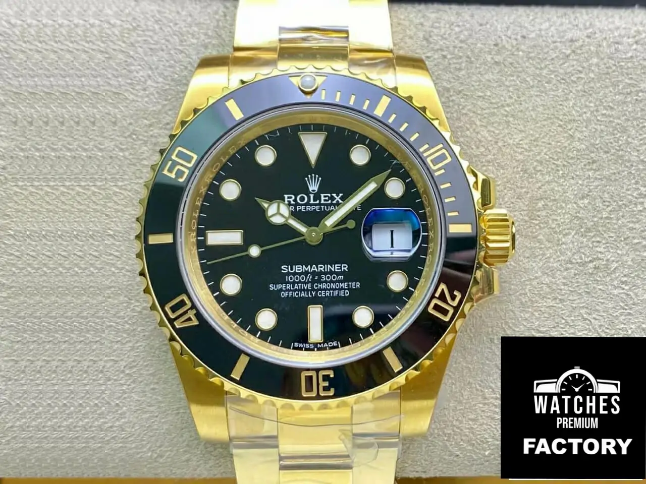 Rolex Submariner 116618LN-97208 VS Factory Black Bezel