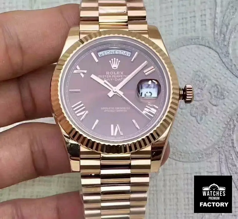 Rolex Day Date 228235 2018 40mm EW Factory Purple Dial
