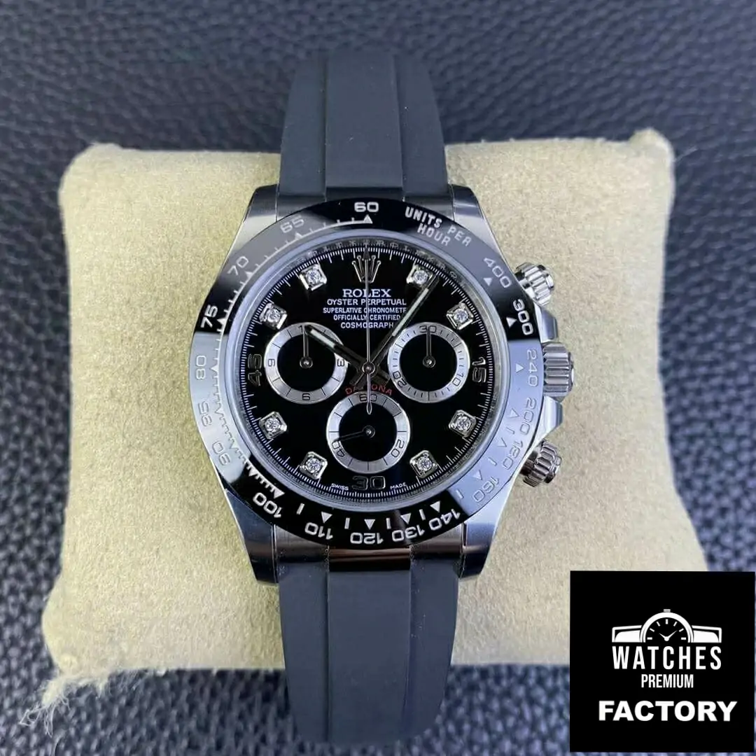 Rolex Cosmograph Daytona M116519LN-0025 Clean Factory Black Rubber Strap