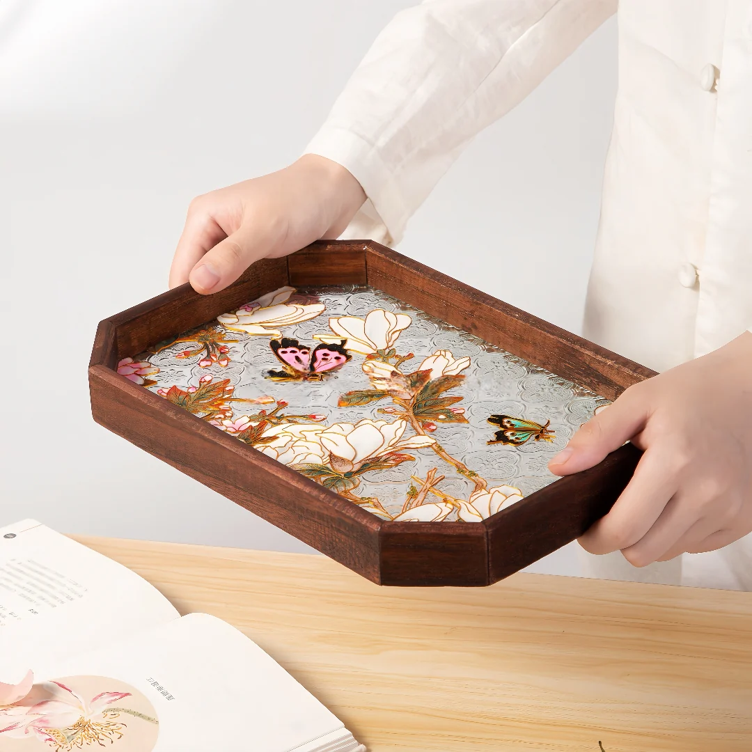 Filigree on Glass, DIY Cloisonne Filigree Enamel Painting Kit, with Tutorial& All Tools
