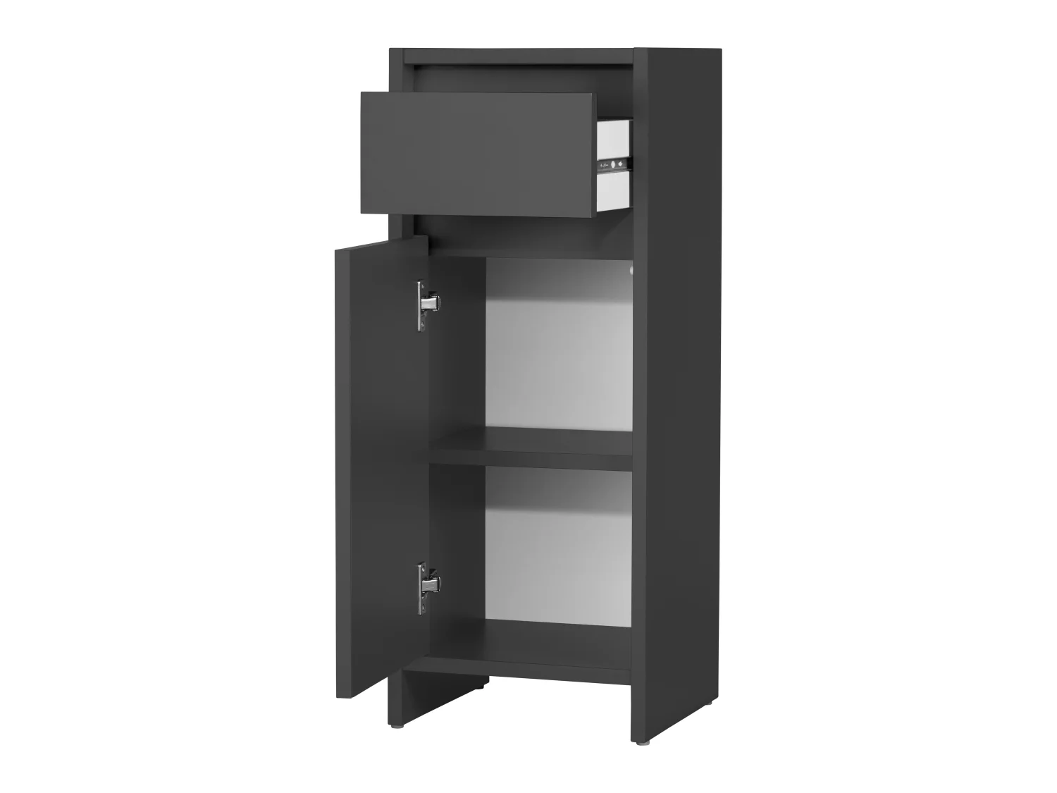 LIVARNO home Armoire latrale de salle de bains Oslo, 32 x 80 x 28 cm, noire