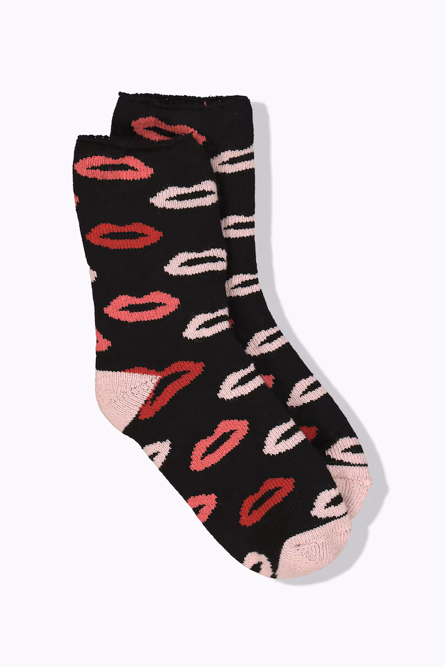 Kiss Print Socks