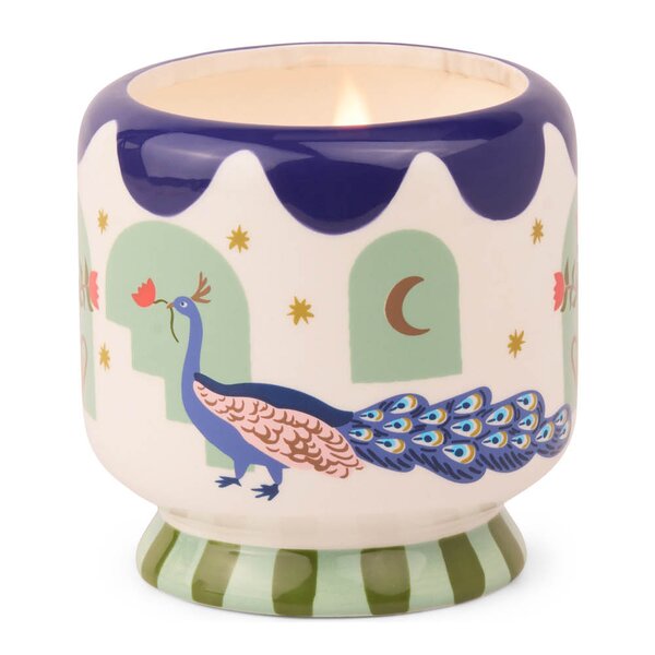 Adopo duftlys misted lime Peacock blå