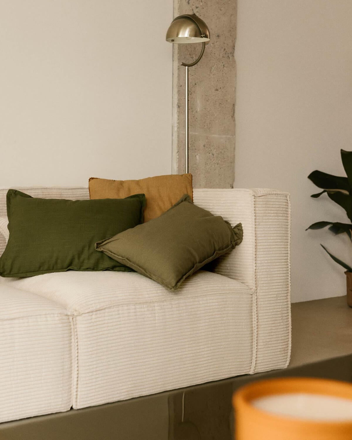 Kilhe Pana Gruesa - Módulo Sillón Esquinero para Sofá de Pana Gruesa Kilhe