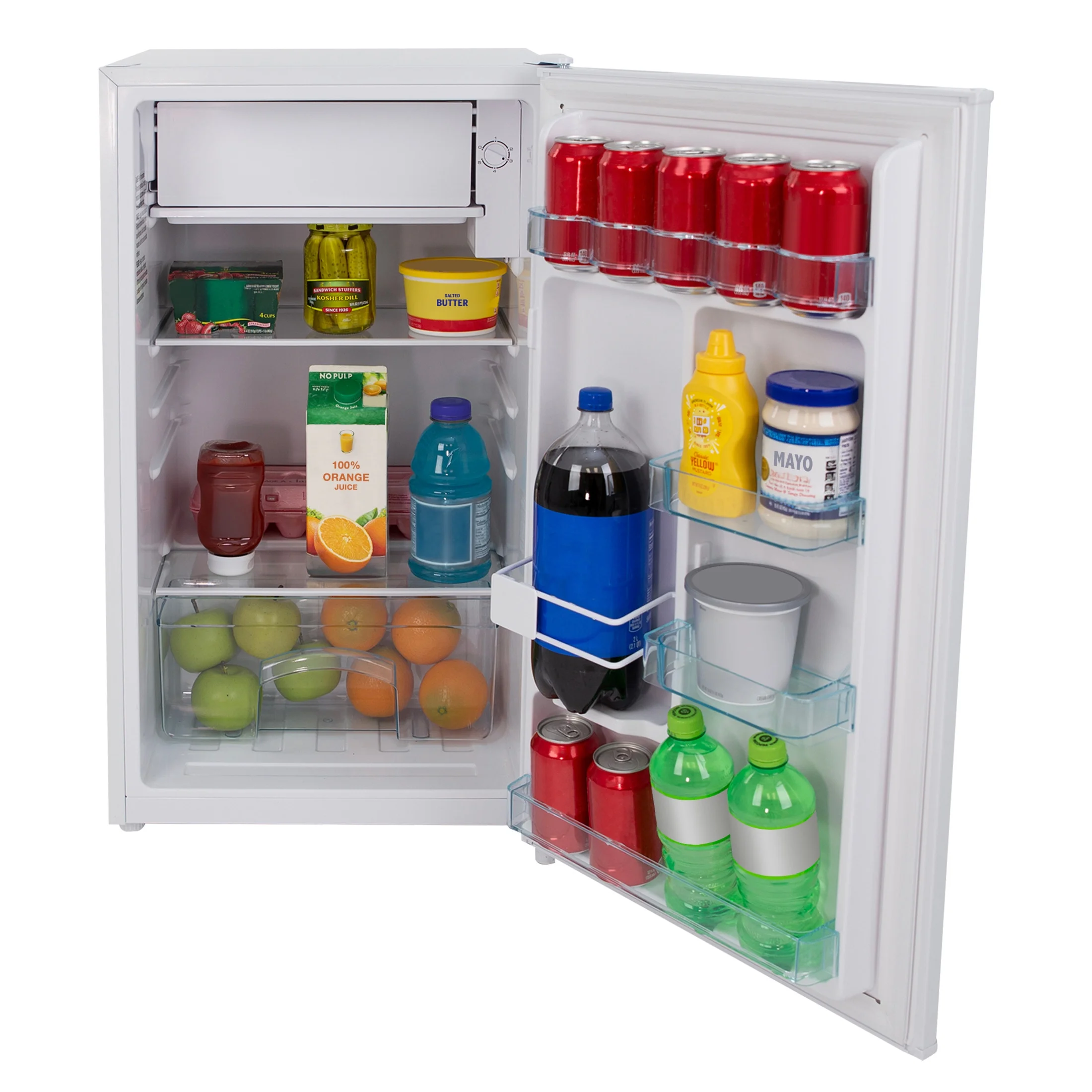 3.2 cu. ft. Compact Refrigerator, Mini-Fridge, in White (RM3306W)(White) - Image 4