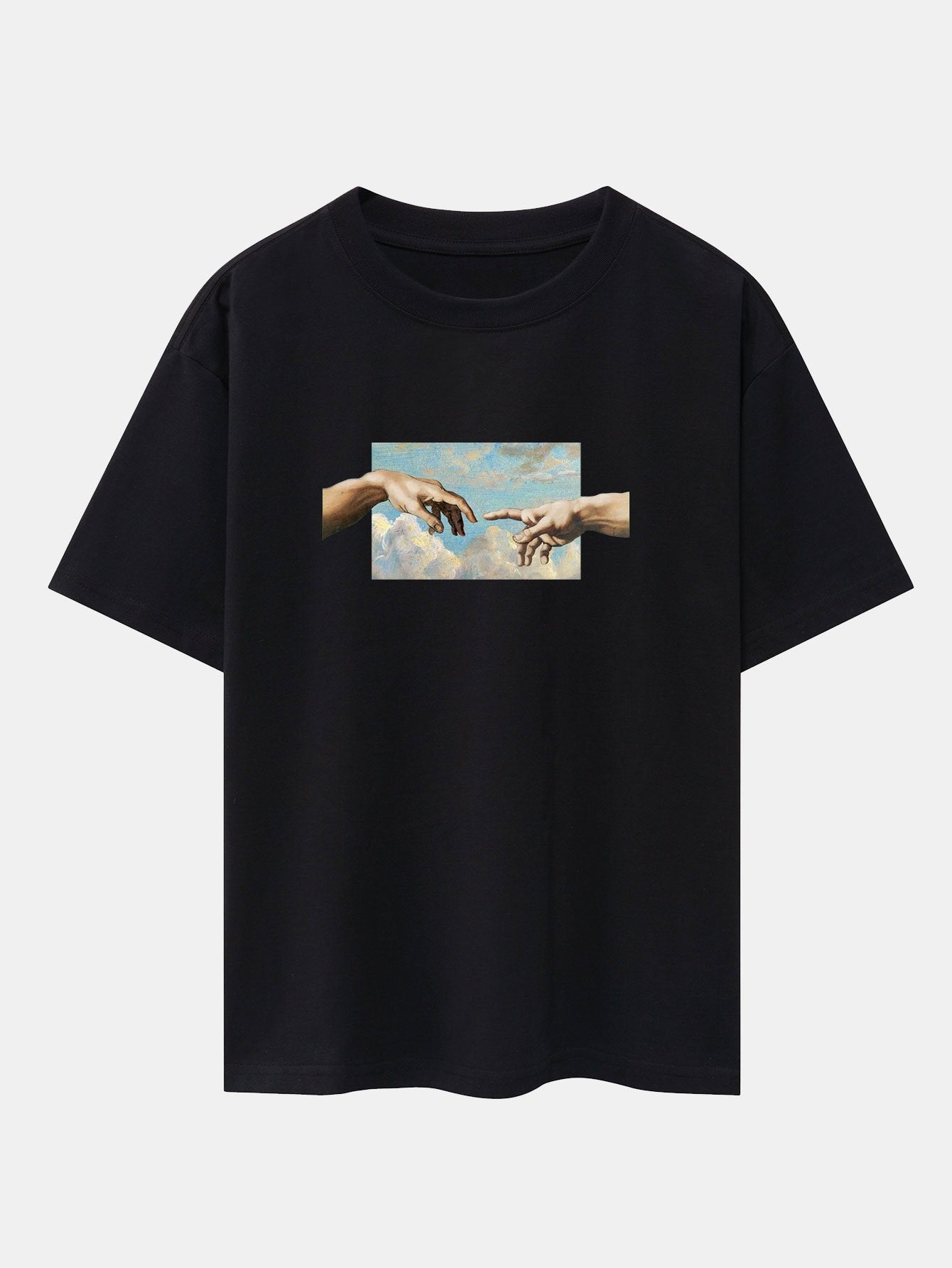 T-shirt oversize épais à imprimé Adam