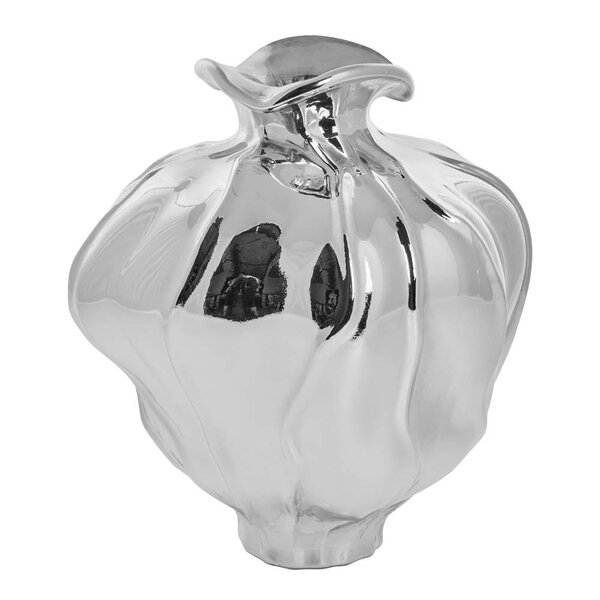 Celeste vase 25 cm sølv