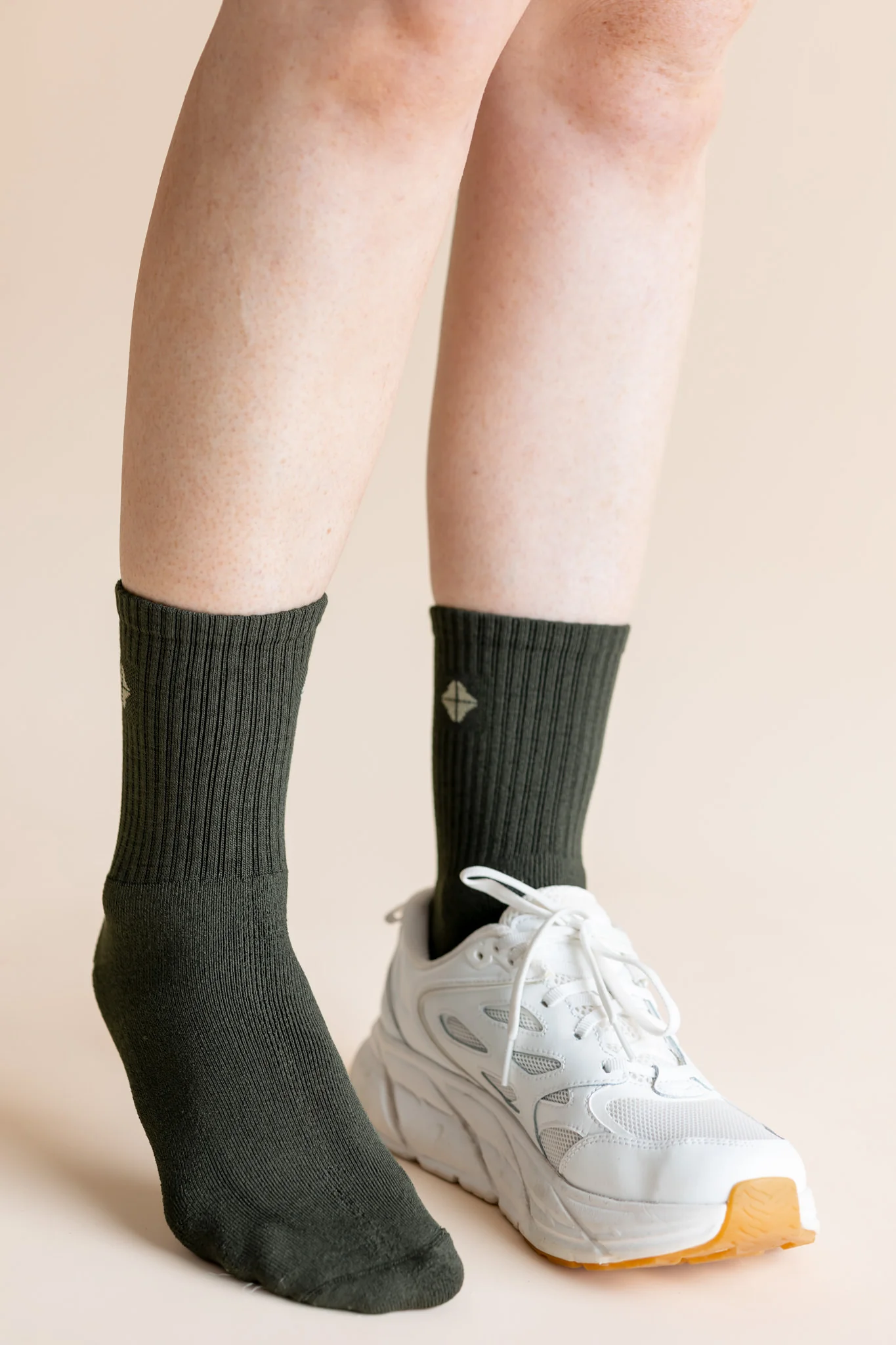 Adult Crew Socks in Fir
