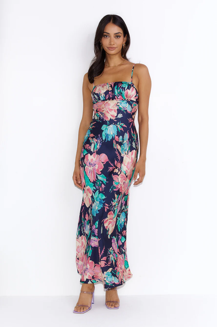 Not Like You Maxi Dress Navy