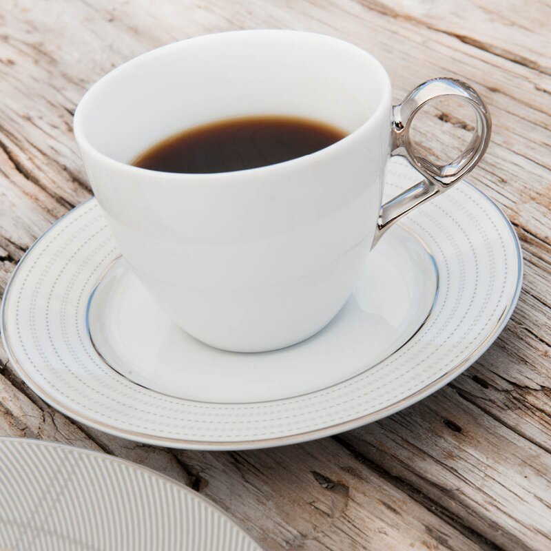 Lerk kaffeskål 15 cm lys pin