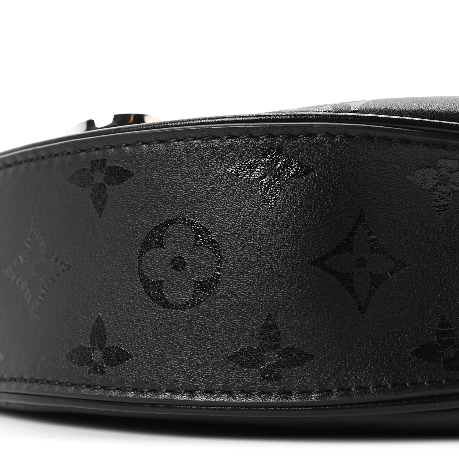 Calfskin Monogram Loop H27 Black