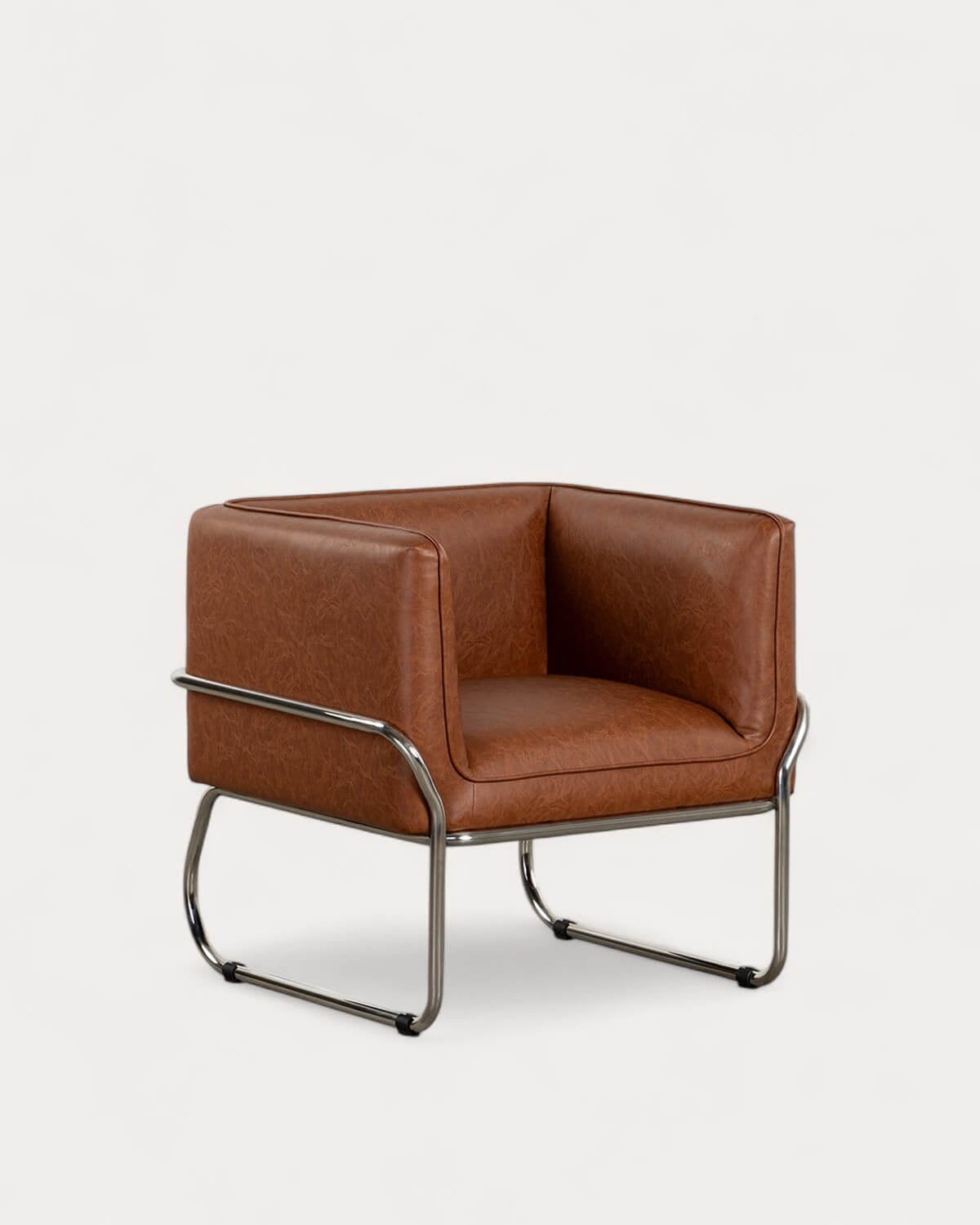 Marcellus - Sillón de Polipiel y Metal Marcellus