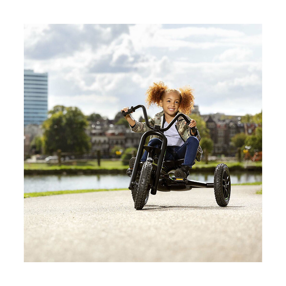 BERG Go-Kart Buddy Choppy Neo Schwarz Grün
