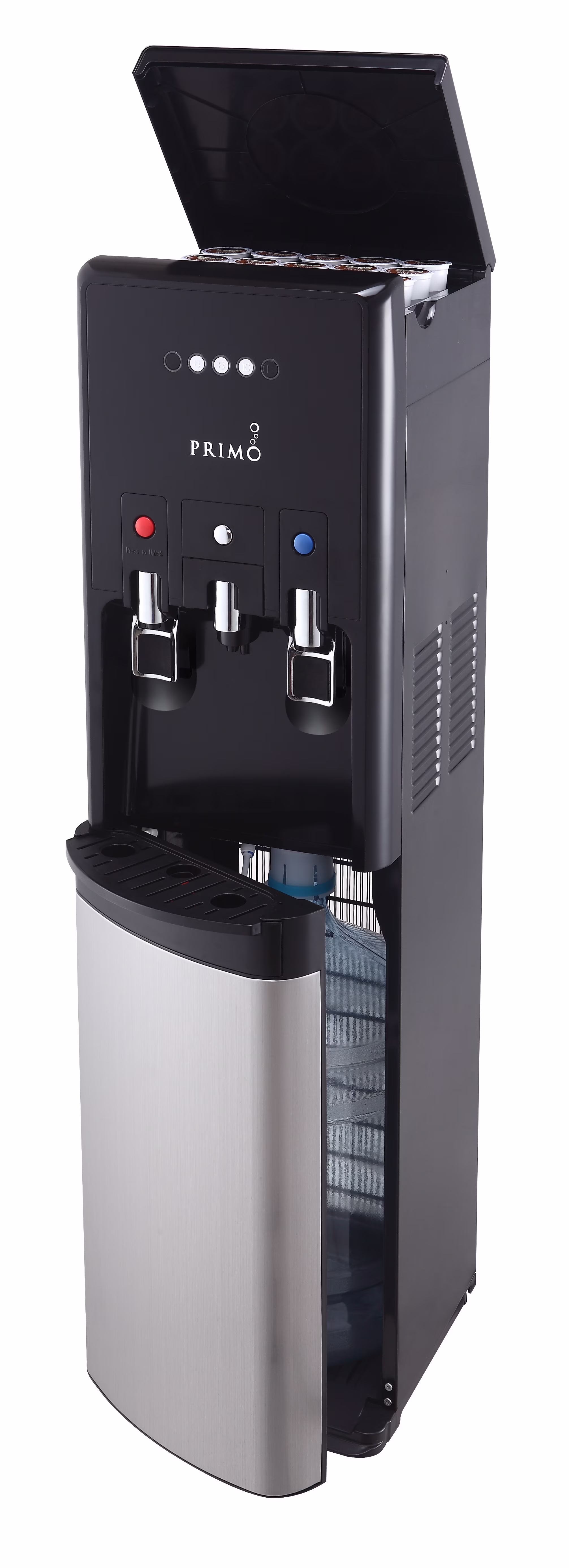 Bottom Loading Pro 2 Temp Water Dispenser with Single-Serve Coffee Maker, Black(Black) - Image 3