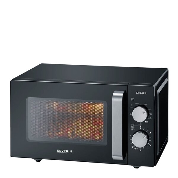 Mikrobølgeovn MW7762 med glassbunn og grill 20L 800W